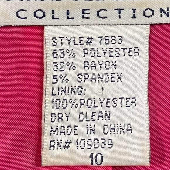 Vintage Russell Kemp Blazer Black Floral Embroidery Lined Women's Size 10 - Picture 10 of 10